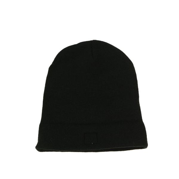 Wholesale Custom Beanie Your Own Embroidery Logo Woven Label 100% Acrylic Beanie Hat / Knitted Beanie In Winter