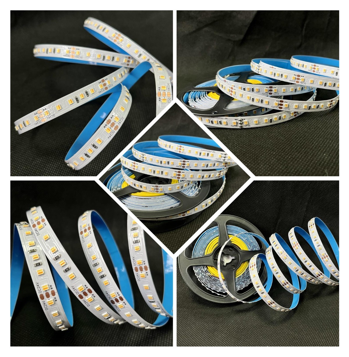 DC24V CCT Flexible LED Strip 2IN1 3528 120LED/M High Lumen Decor Lighting