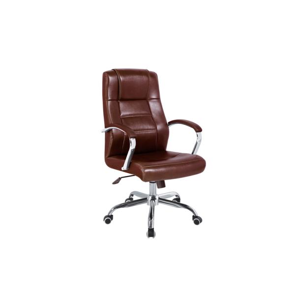 Durable PP Casters 44x49x49cm High End Leather Office Chair