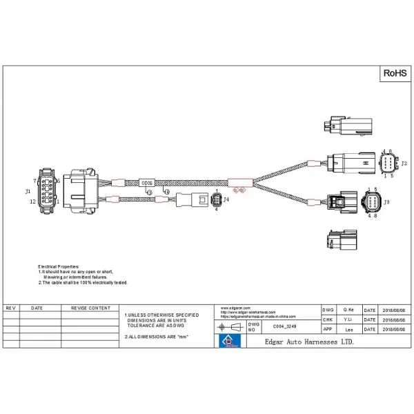 Durable Dtm06-12SA to Mx150 Auto Wiring Connector Solution