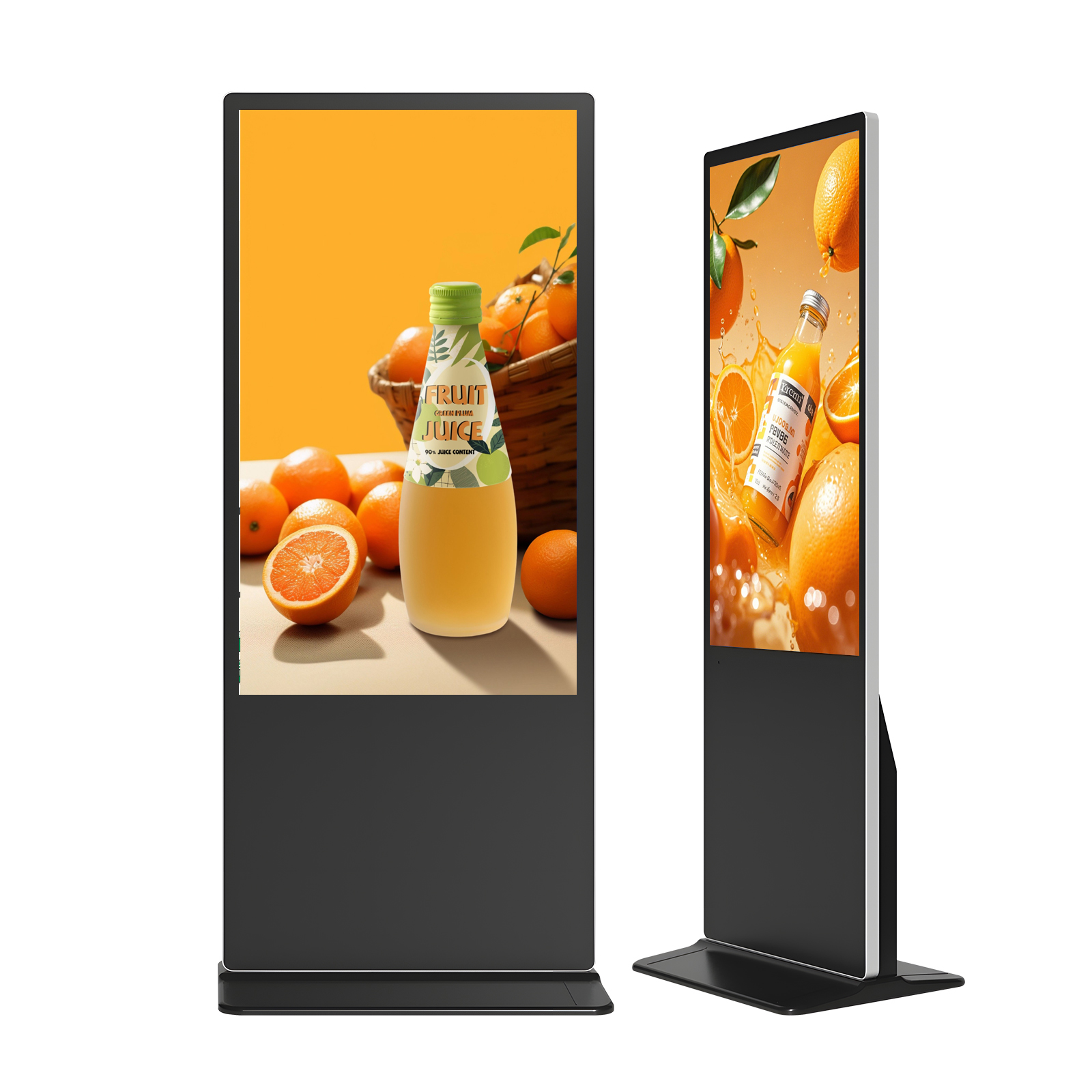 65'' Floor Standing Vertical Kiosk Indoor Advertising Player Display Digital Signage