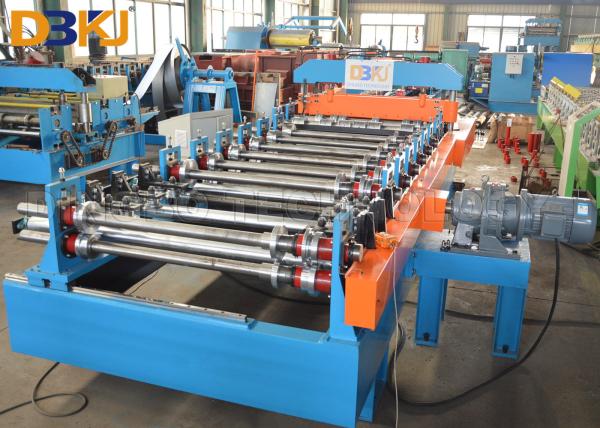1000mm Galvanized Steel Roof Tile Forming Machine Hydraulic Cutting