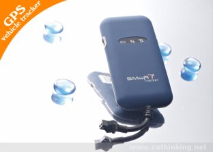 Mini Size GSM Quad Band Double CPU GPRS Vehicle Tracker With Wide Voltage Input Range