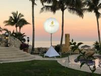 Luz do balão da lua da propaganda de LED800W com 2 lados Logo Printing Pearl Series