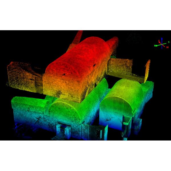 Система сканирования SLAM LiDAR Рюкзак Slam 3D-сканирование под землей в помещении