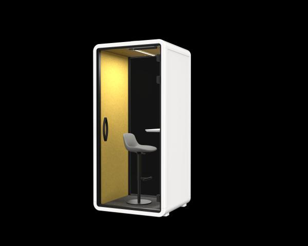 Cabinas de oficina insonorizadas para oficina, módulos extraíbles para teléfono
