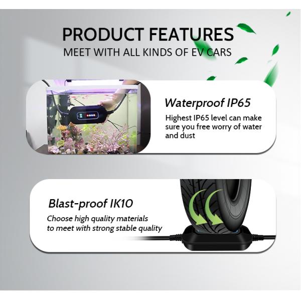 16 ампер 220 В EVSE для Tesla Model S 3,5 кВт Лучшее зарядное устройство для электромобилей на рынке
