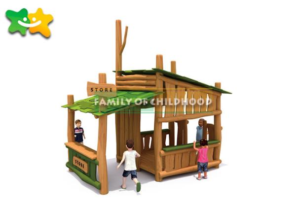 Anti Fade Kids Wooden Slide Outdoor estimulou o desejo de exploração da curiosidade das crianças