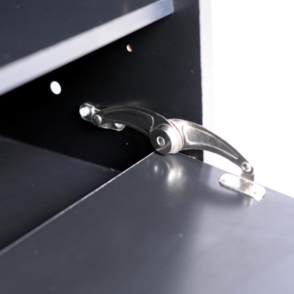 См двойных слоев 63*34*42 кроет кожей отраженный крышкой шкаф ботинка