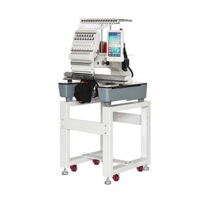 Single Head 15 Needle Embroidery Machines Hats And Shirts Commercial