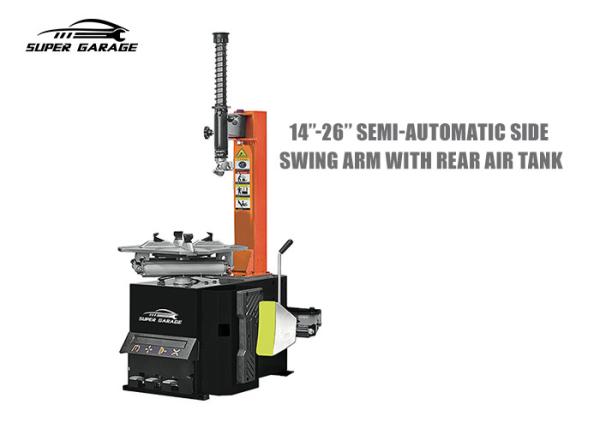 38 wheel width Tire Changing Machines / Wheel Mounting Machine 1.1KW 380V