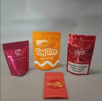 Saquete cosmético de folha de alumínio personalizado Impresso Mylar Bolsa de selo de três lados para máscara fical Embalagem Saco Mylar