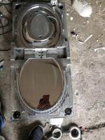 Máquina auto del moldeo a presión del molde de la tapa del retrete con el corredor frío/caliente