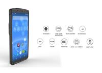 varredor Handheld do código de barras dos dispositivos do ósmio PDA de 4G LTE Android 8,1 com a bateria 6000mAh removível