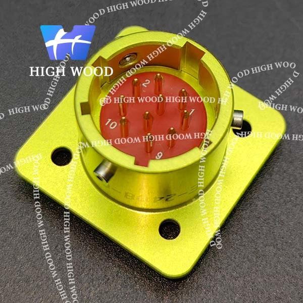 OHS Series Russian Standard Connector  Q152-GJ13N-A-A23 With 10 Contacts Gild