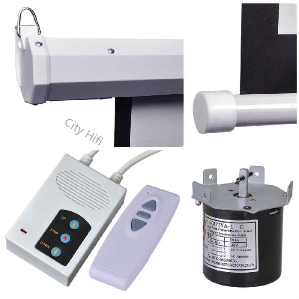 Wholesale Low Cost Electric Projector Screen 120inch HD Projection Screens 16:9 Support 3D