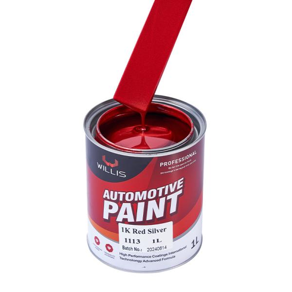 Refinish Silver Powder Coat Paint , Sparking OEM Metallic Silver Auto Paint