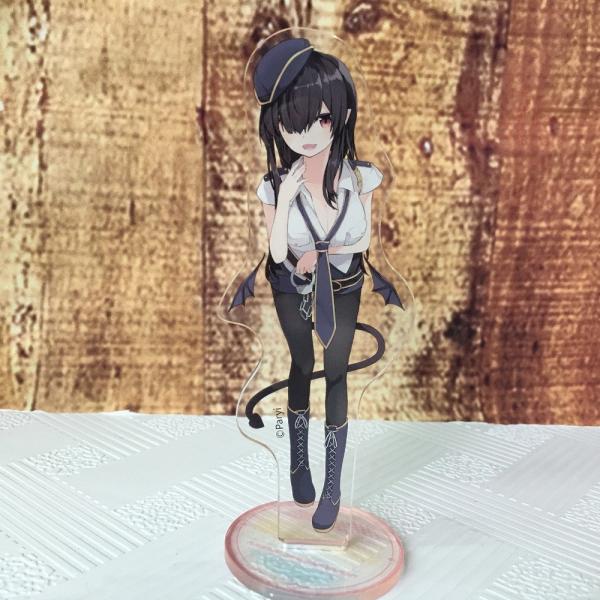 Cartoon Figure Clear Acrylic Standees 6 Color Printed Cute Characters