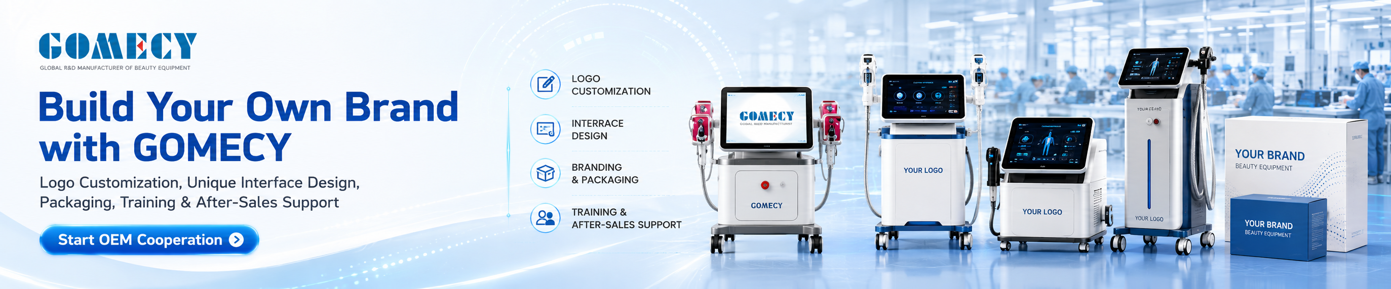 Gomecy High Power Diode Laser Hair Removal Machine 1600W 4 Wave Laser Equipment with Multi Cooling System for Salon Spa Clinic Use