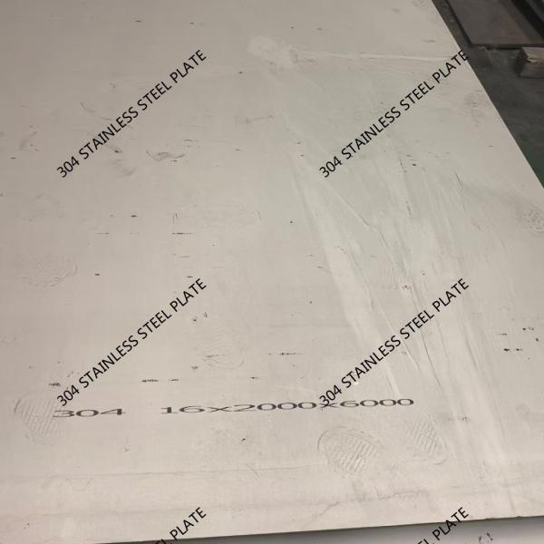 304 Grade Hot Rolled Stainless Steel Plate Industrial NO.1 Finish Thickness 3-50mm