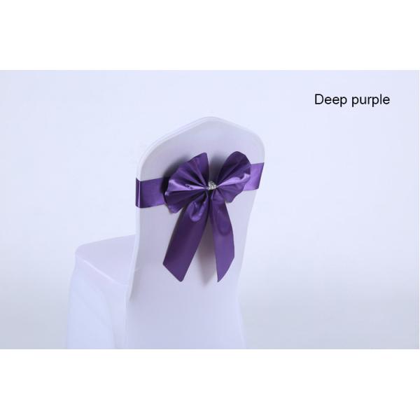 Wedding Banquet Chair Bands With Buckle Sashes Bows
