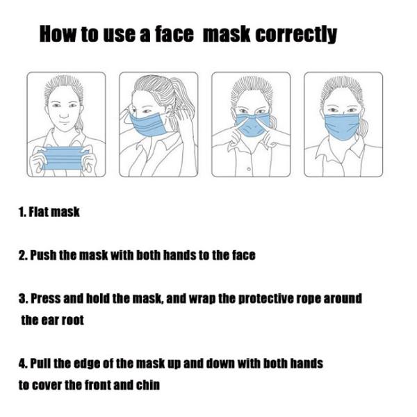 Anti Spray Medical Protection 600pcs Disposable Face Mask