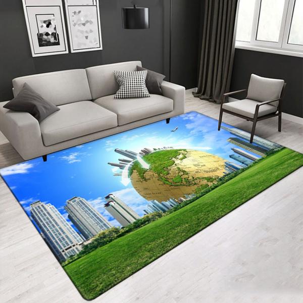 Customized size office carpet living room area rug landscape pattern Factory direct sale best quality