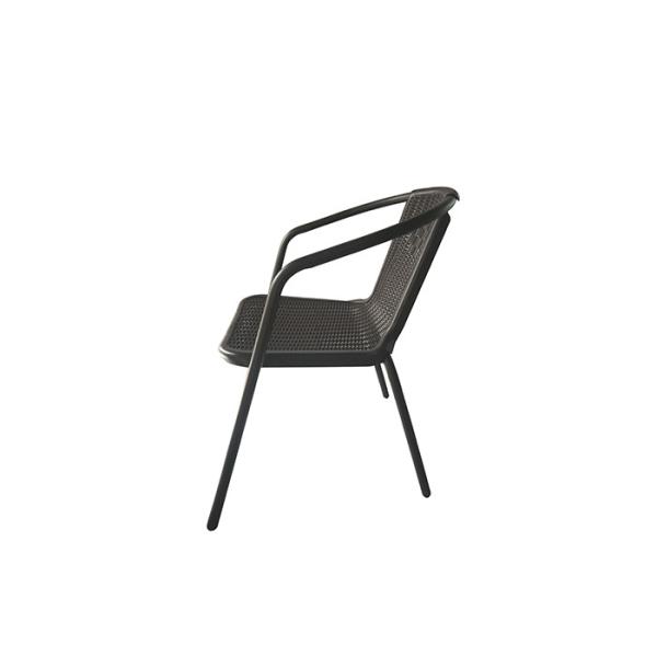 Anti Mould Garden Rattan Chair Metal And Wicker Patio Chairs 2.9kg