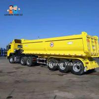 3 aço de grande resistência Q345 dos eixos 13T FUWA Axle Dump Semi Trailers 38T T700