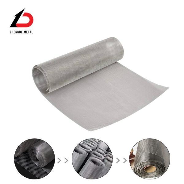 2000 X 2000mm Stainless Steel Aluminum Crimped Wire Mesh Woven Metal Vibrating Screen Mesh