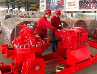 250 GPM @ 81m Conjunto de bomba de extinción de incendios de aspiración de extremo accionada por motor eléctrico