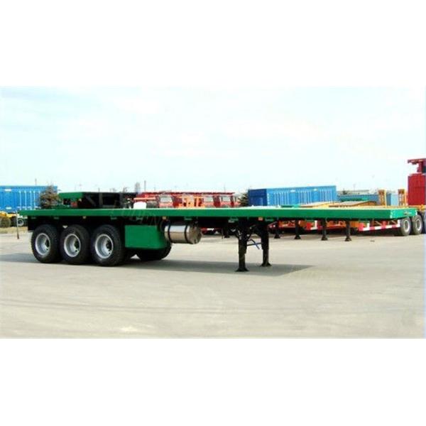 40 Tons Heavy Duty Flatbed Trailer / Cement Bag Transport Flatbed Trailer Truck 