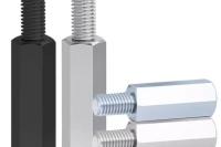 M4 M5 M6 aço carbono macho e fêmea Hex Head Standoff Black plating Metal standoff