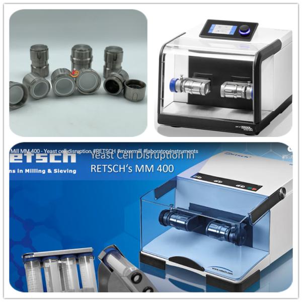 RETSCH Микшерные мельницы совместимые 10 мл циркониевой шлифовальной банки с нержавеющей стали литья