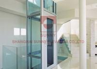 Elevador residencial exterior moderno em aço inoxidável 320kg