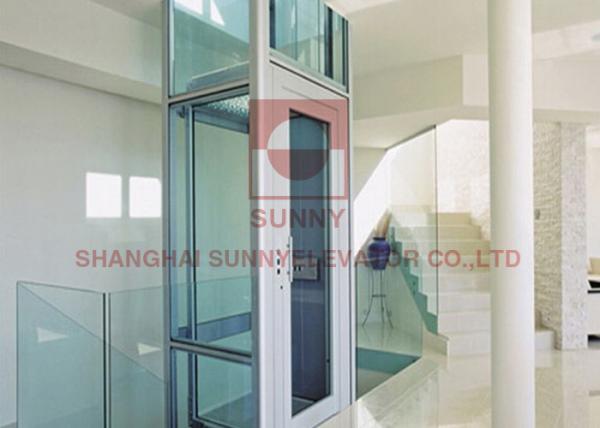 Elevador residencial exterior moderno em aço inoxidável 320kg