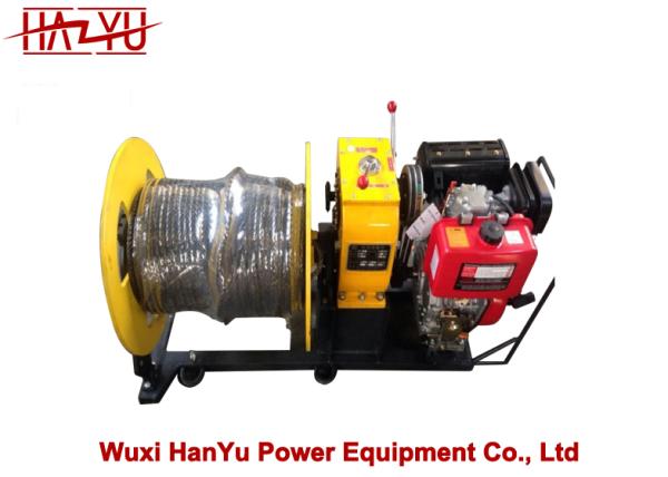 Transmission Line Stringing Equipment Cable Pulling Winch with Diesel Engine