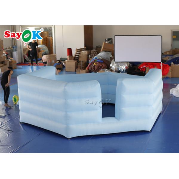 Игр спорт ткани Оксфорда яма шарика раздувных Gaga с электрическими играми воздуходувки воздуха раздувными для детей