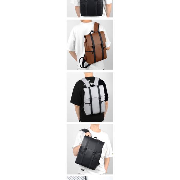 20-39Litre Modern PU Fabric Business Backpacks , Waterproof Laptop Backpack For Work