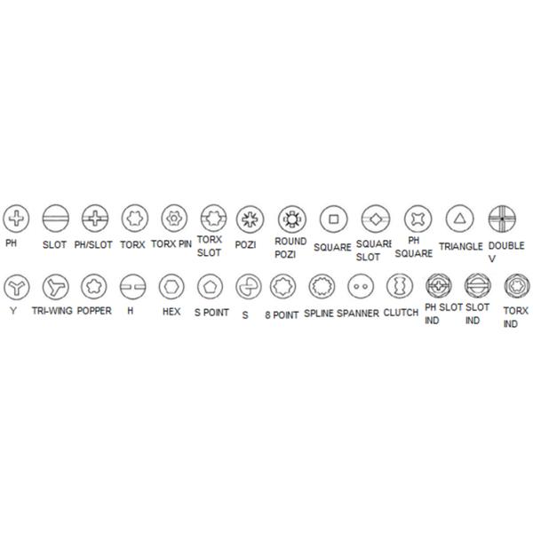 7.5 mm Carbon Steel Torx Head Masonry Screws For Concrete Galvanized Fastener
