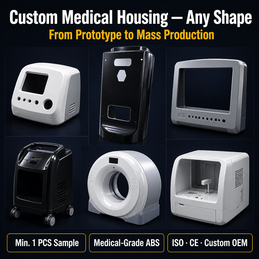 Custom Safety Thermoformed Plastic Housing for Medical Device Equipment ABS Shell Enclosure OEM BST Brand