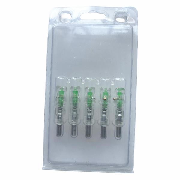 Id.300 (7.62mm) Standard Crossbow Bolts Arrows Lighted Nock  In Red Green Blue Yellow Muti Color