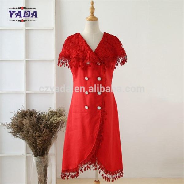 Casual dresses ladies fashion gown 2017 casual women woman party one piece dress pattern for sale