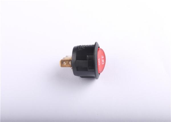 Red Circular Small Round Rocker Switch For Power Tools & Electric Tools