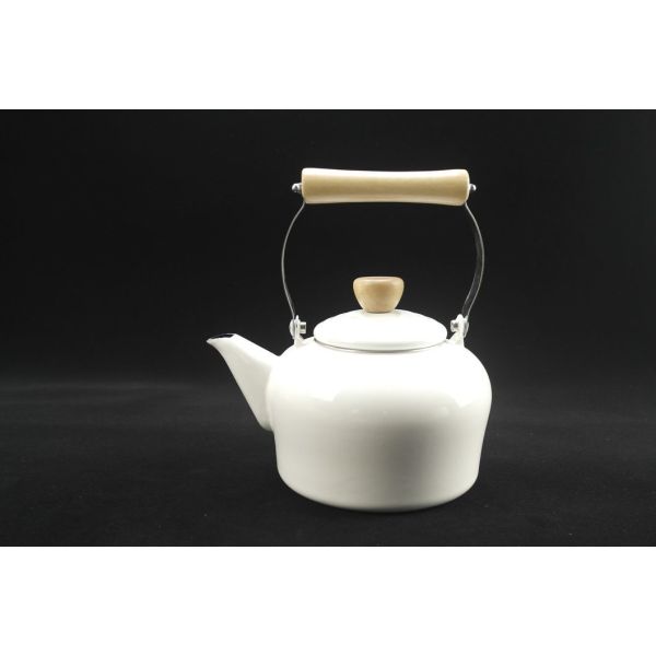 1400ml Flower Theme Enamel Water Kettles Enamel Teapot For Tea Brewing Sessions