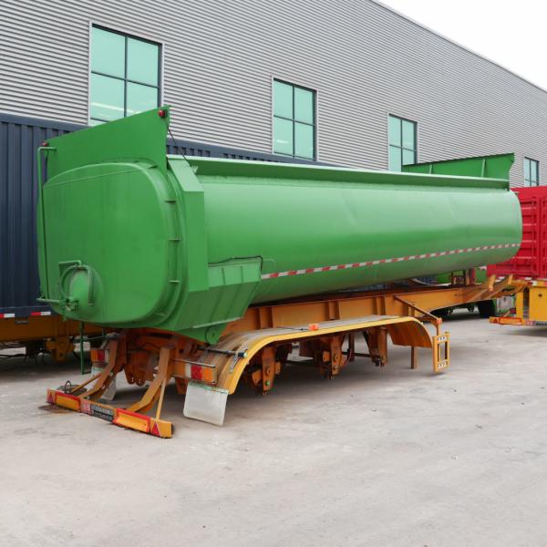 008 3 Axles 50ton Tipper Semi Dump Trailers with One Years After-sales Service 008