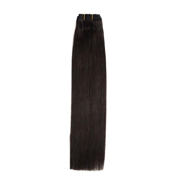 100% Human Hair Extensions Full Cuticle Double Drawn Real Raw Virgin Natural Remy Invisible Seamless Clip