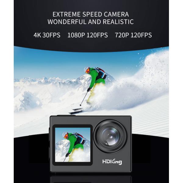 8K 4K 120FPS Wifi Action Camera Long Lasting Battery Waterproof Sport Camera