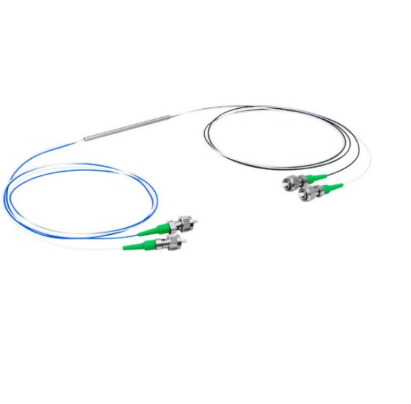 Acoplador largo bicônico fundido 1310nm 1550nm da faixa do divisor 1×2 2×2 da fibra ótica do atarraxamento