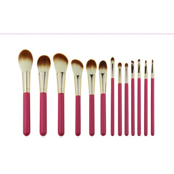 Full Foundation Kits Professional Makeup t Kits 13 Pcs Nylon Hair Wooden Handle